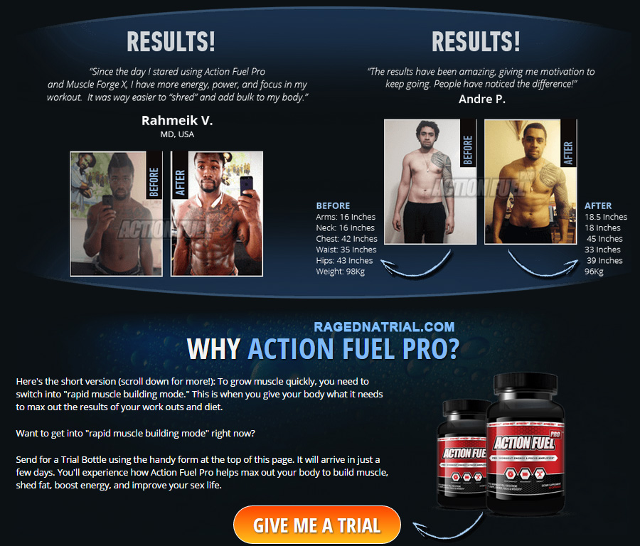 Action Fuel Pro Free Trial