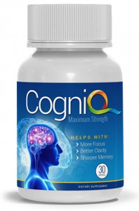 CogniQ Brain supplement bottle