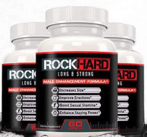rock hard supplement bottle